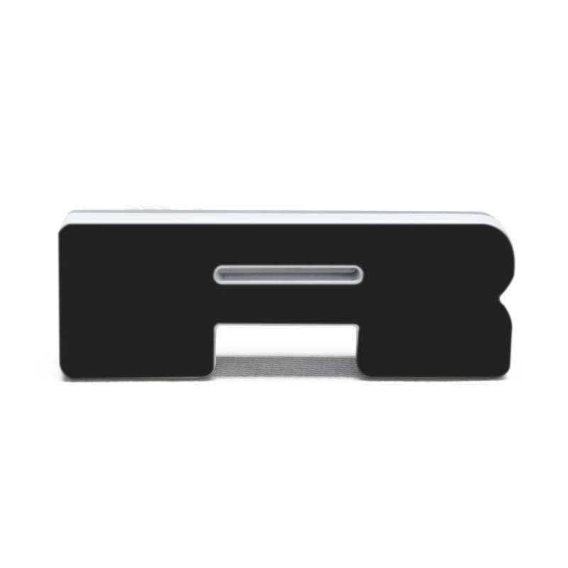 ORACLE Lighting Universal Illuminated LED Letter Badges - Matte Blk Surface Finish - R - Image 6