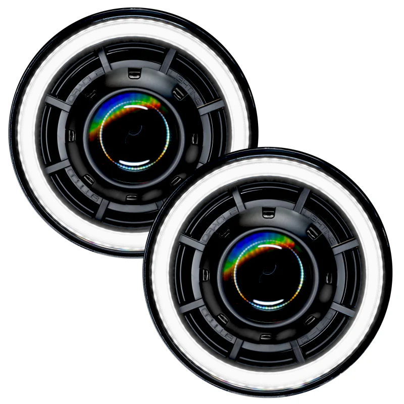 Oracle Oculus 7in Bi-LED Projector Headlights for Jeep Wrangler JK - 6000K - Image 18