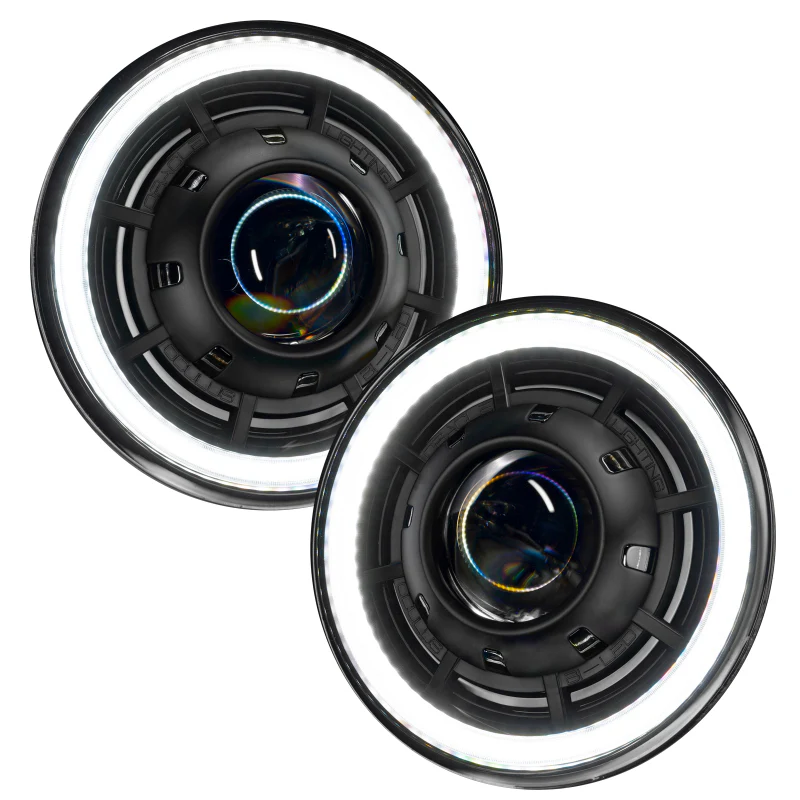 Oracle Oculus 7in Bi-LED Projector Headlights for Jeep Wrangler JK - 6000K - Image 3