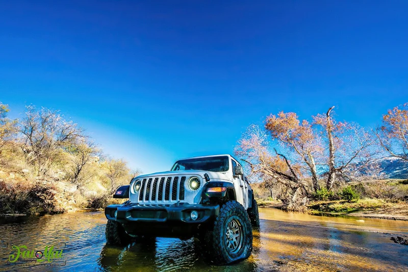 Oracle Oculus Bi-LED Projector Headlights for Jeep JL/Gladiator JT - Matte Blk - 5500K - Image 25