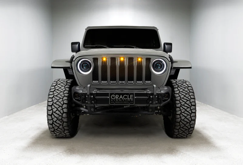 Oracle Oculus Bi-LED Projector Headlights for Jeep JL/Gladiator JT - Matte Blk - 5500K - Image 33