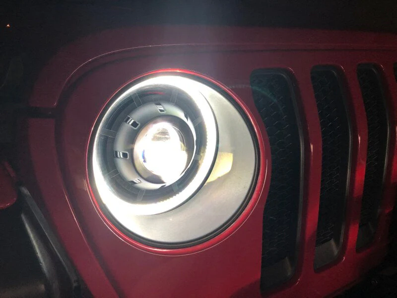 Oracle Oculus Bi-LED Projector Headlights for Jeep JL/Gladiator JT - Matte Blk - 5500K - Image 43