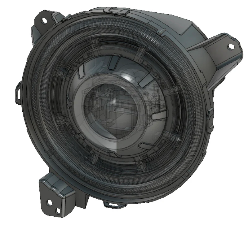Oracle Oculus Bi-LED Projector Headlights for Jeep JL/Gladiator JT - Matte Blk - 5500K - Image 70