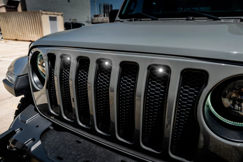 Oracle Pre-Runner Style LED Grille Kit for Jeep Gladiator JT - White - Image 4