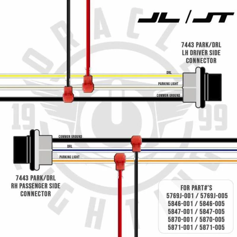 Oracle Pre-Runner Style LED Grille Kit for Jeep Wrangler JL - White - Image 13