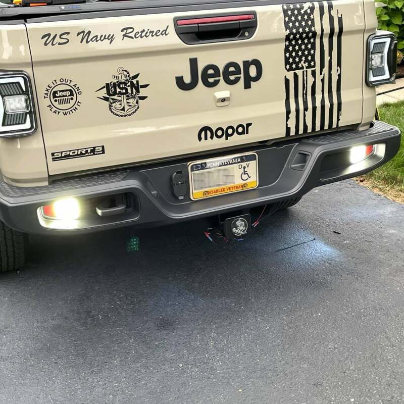 Oracle Rear Bumper LED Reverse Lights for Jeep Gladiator JT - 6000K - Image 12
