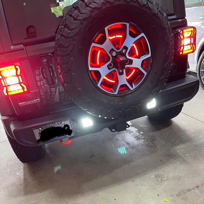 Oracle Rear Bumper LED Reverse Lights for Jeep Wrangler JL - 6000K - Image 2