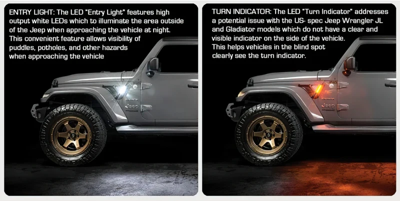 Oracle Sidetrack LED System For Jeep Wrangler JL/ Gladiator JT - Image 24