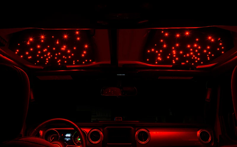 Oracle StarLINER Fiber Optic Hardtop Headliner for Wrangler JL/Gladiator JT ColorSHIFT - Image 3