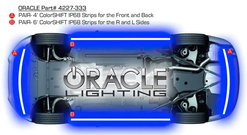 Oracle Universal LED Underbody Kit - ColorSHIFT - Image 40