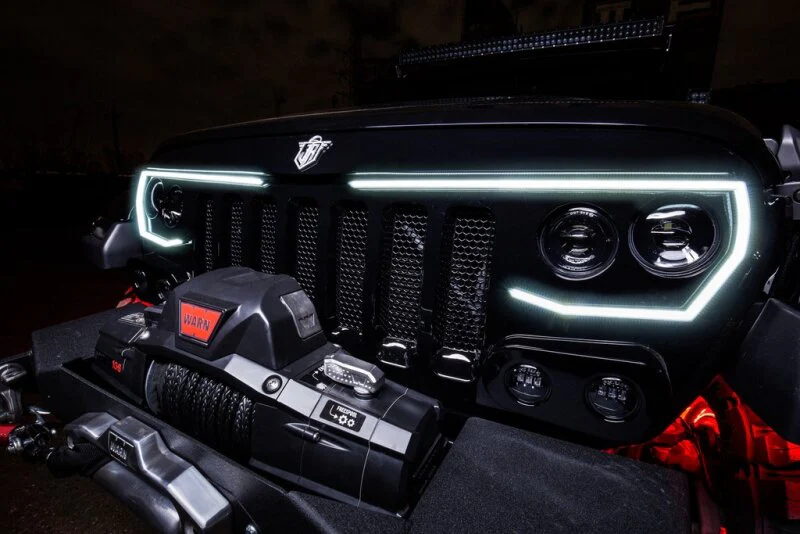Oracle VECTOR Series Full LED Grille - Jeep Wrangler JL/JT - NA - Image 25