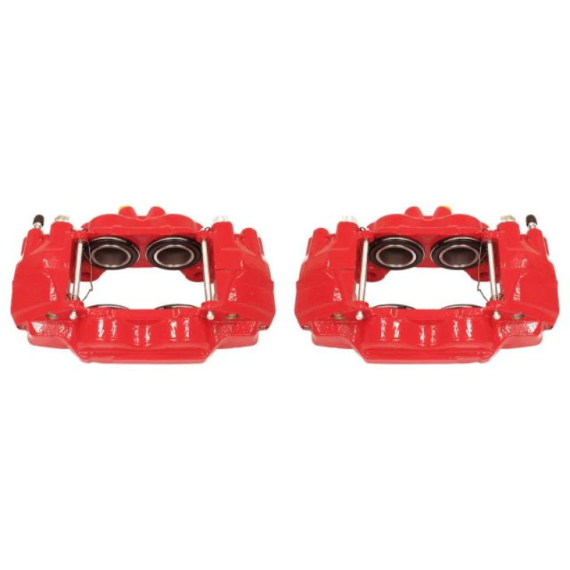 Power Stop 03-09 Toyota 4Runner Front Red Calipers w/o Brackets - Pair