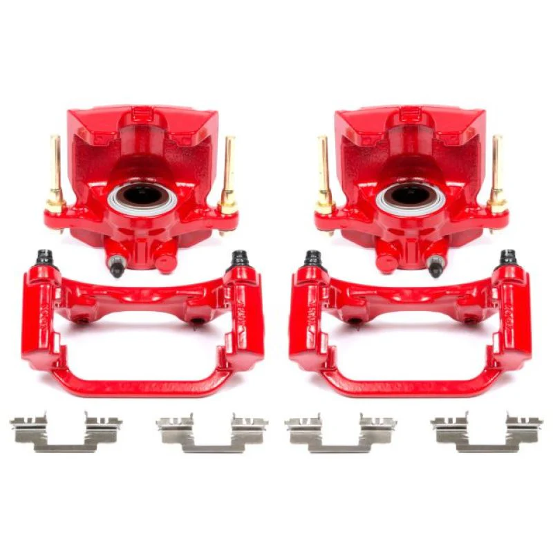 Power Stop 07-16 Cadillac Escalade Rear Red Calipers w/Brackets - Pair