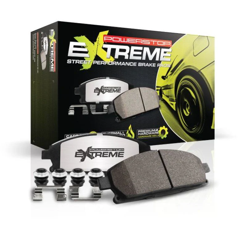 Power Stop 15-19 Cadillac CTS Front Z26 Extreme Street Brake Pads w/Hardware - Image 2