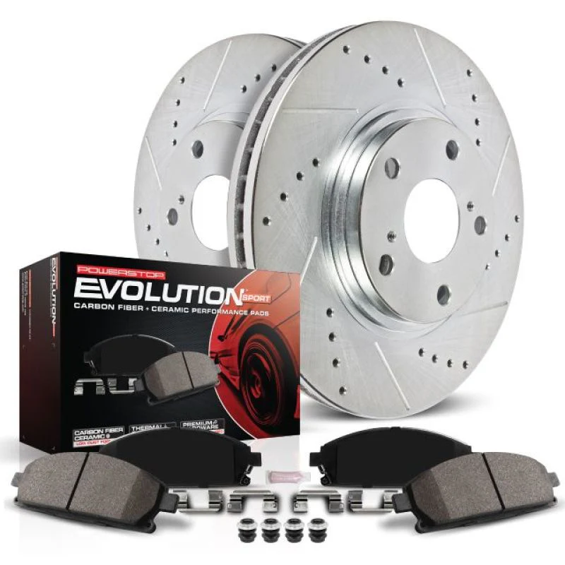 Power Stop 15-19 Cadillac Escalade Rear Z23 Evolution Sport Brake Kit - Image 2