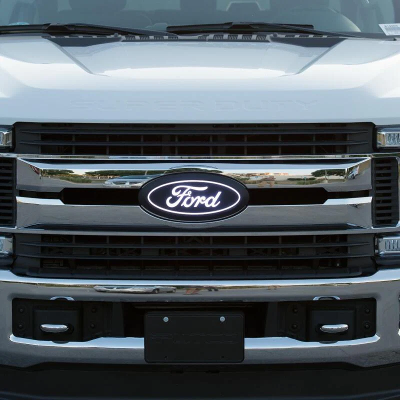 Putco 17-20 Ford SuperDuty Front Luminix Ford LED Emblem - w/o Camera CutOut - Image 4