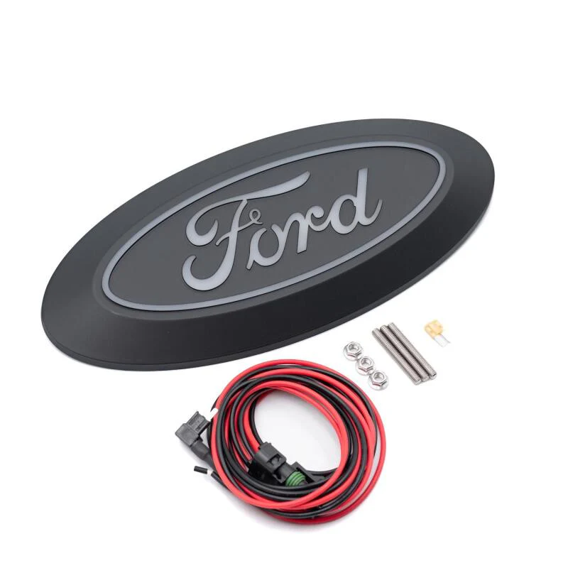 Putco 17-20 Ford SuperDuty Front Luminix Ford LED Emblem - w/o Camera CutOut - Image 9
