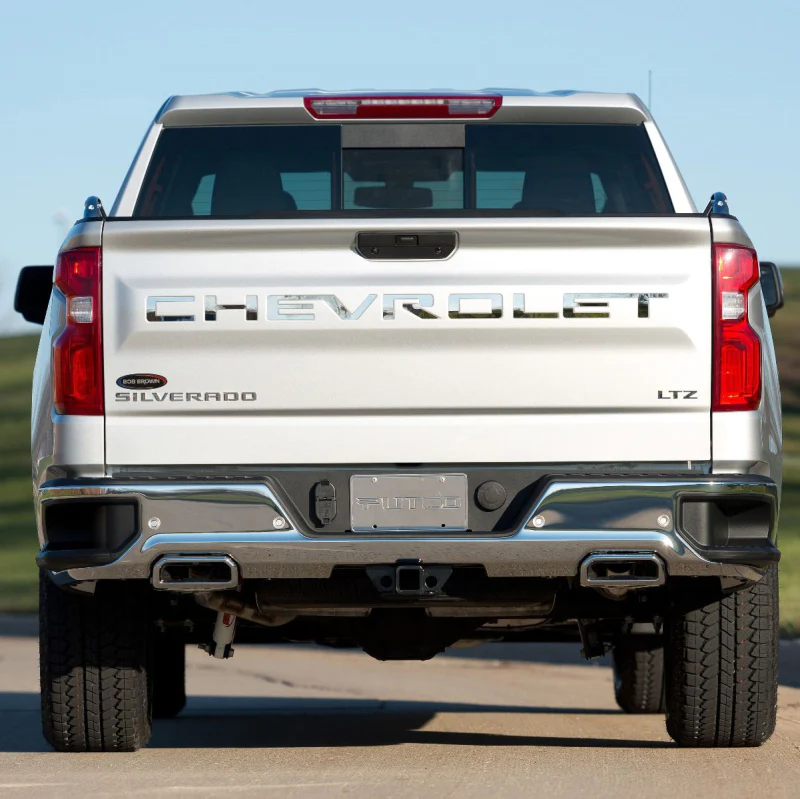 Putco 19-20 Chevy Silverado 1500 - Stainless Steel Tailgate Letters CHEVROLET Chevrolet Letters - Image 3