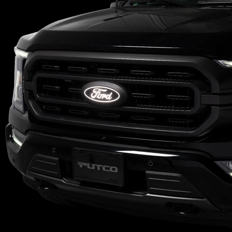 Putco 2023 Ford F-150 Front Luminix Ford LED Emblem - w/Camera CutOut w/o Spray Washer - Image 5