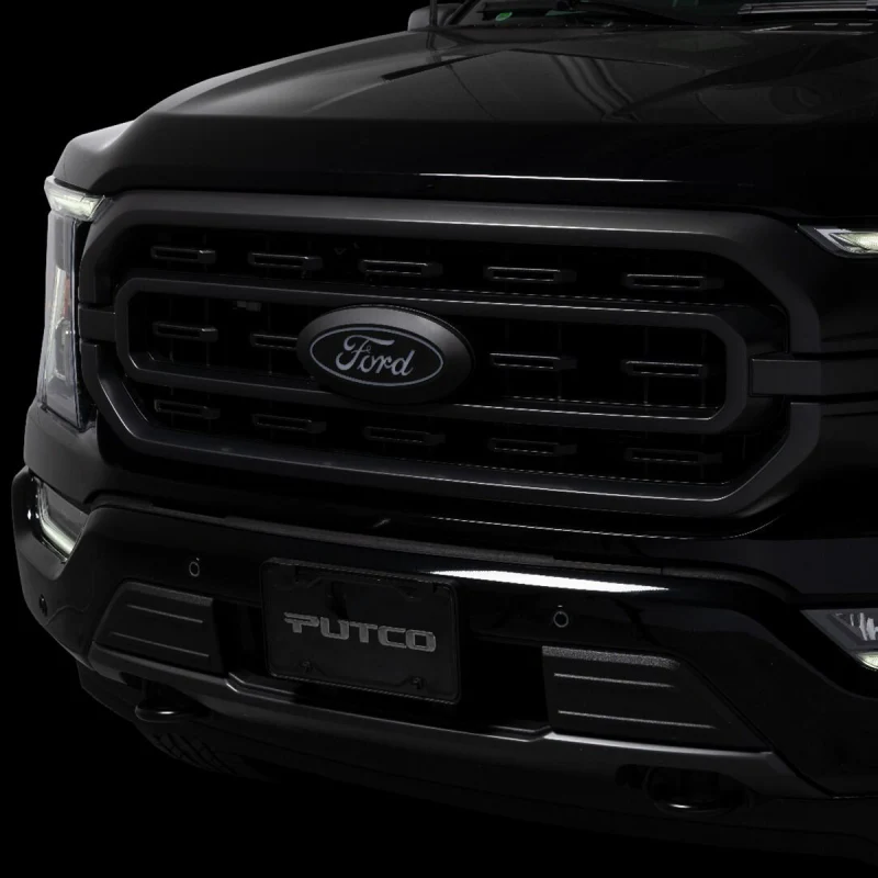 Putco 2023 Ford F-150 Front Luminix Ford LED Emblem - w/Camera CutOut w/o Spray Washer - Image 6