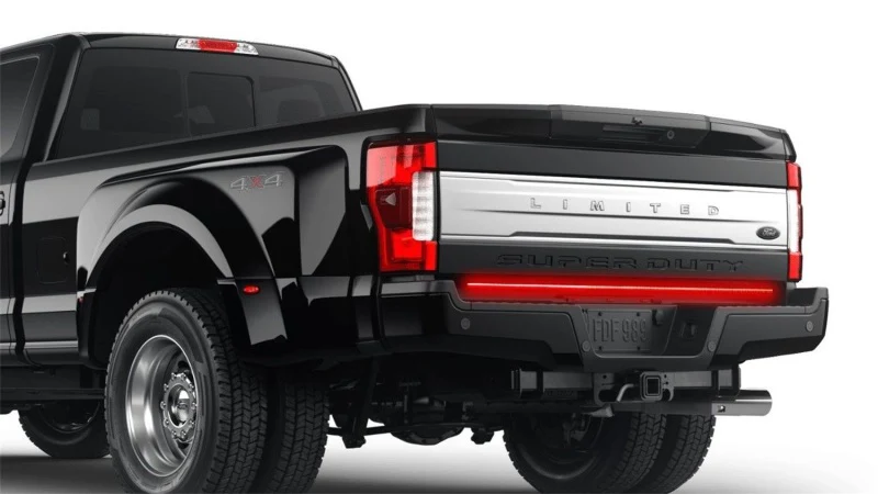 Putco 21-22 Ford F-150 60in Red Light Blade Direct Fit Kit Red / White - Image 7