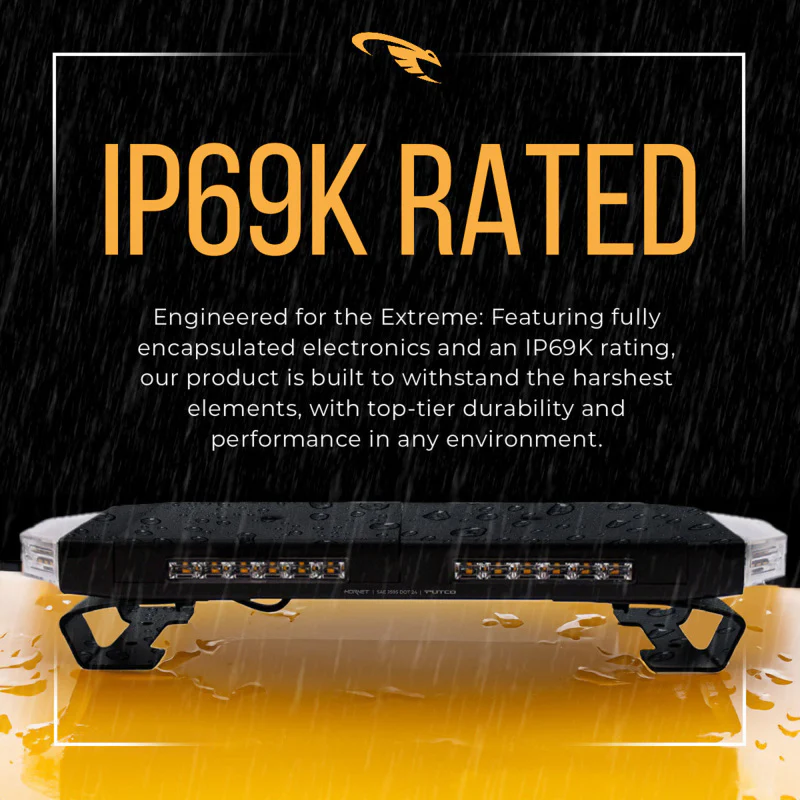 Putco 24in Hornet Light Bar - (Amber) LED Stealth Rooftop Strobe Bar - Image 11