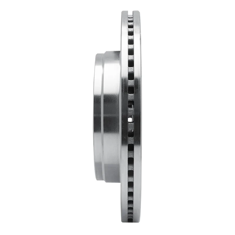 R1 02-24 Dodge Ram 1500 Front Left Drilled & Slotted Silver Brake Rotor - Image 3