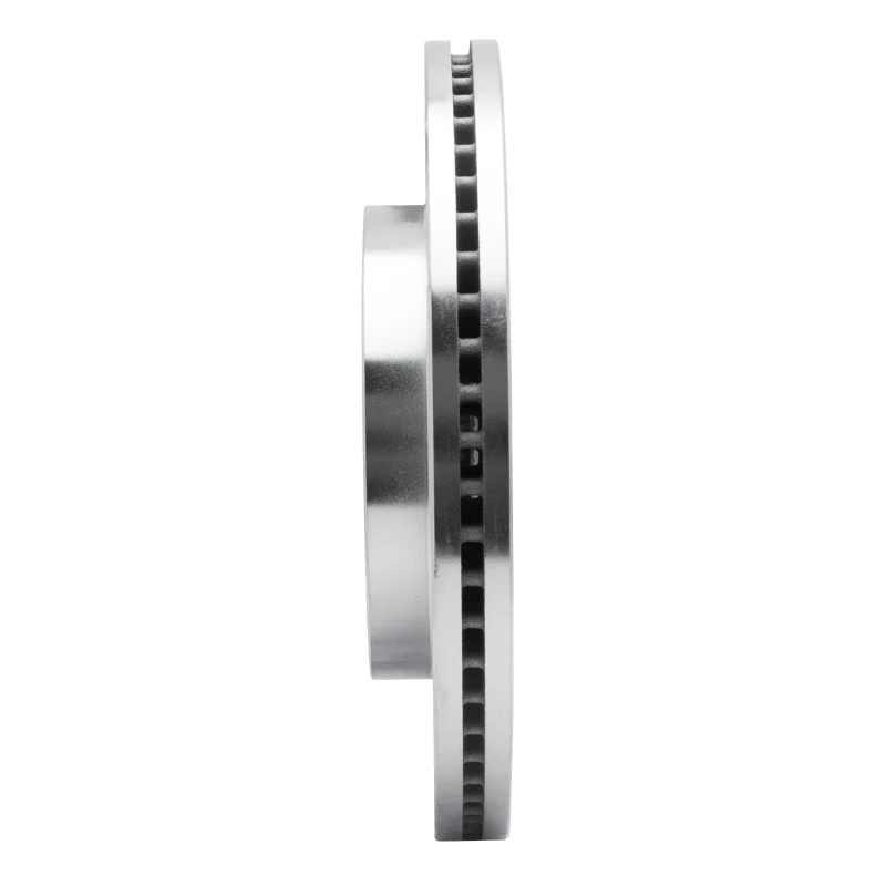 R1 05-19 Chevrolet Silverado 1500 Front Right Drilled & Slotted Silver Brake Rotor - Image 2