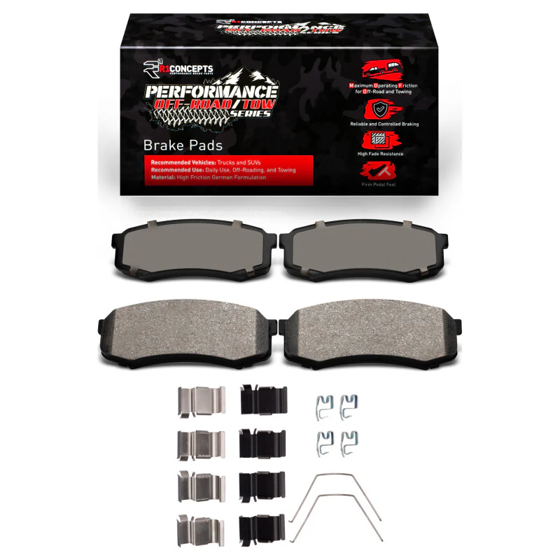 R1 03-24 Toyota 4Runner Rear Performance Off-Road/Tow Brake Pads & Hardware Kit - Image 5