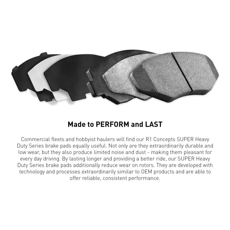 R1 2009-2024 Chevrolet Express 4500 Front/Rear R1 Super Duty Pads & Hardware Kit - Image 5