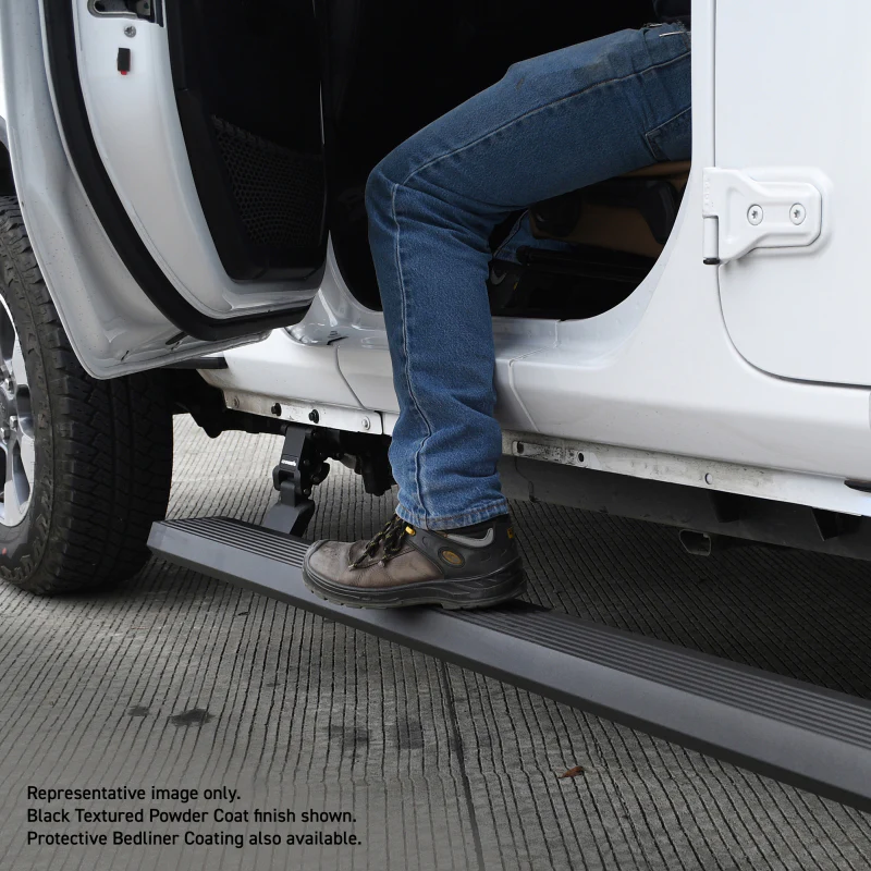 RealTruck 07-17 Jeep Wrangler 2dr VoltStep Electric Running Board Kit (Cut Req.) - Tex. Blk - Image 2