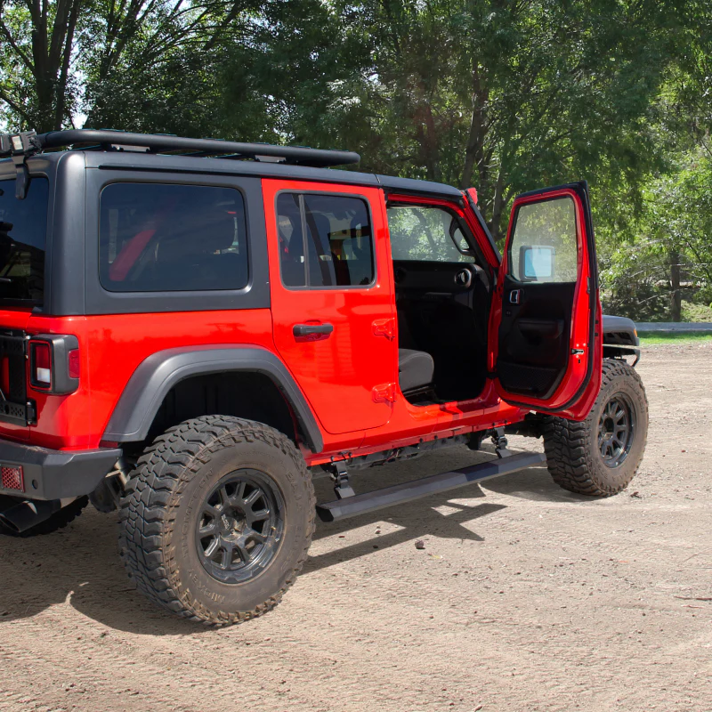 RealTruck 18-24 Jeep Wrangler 4dr VoltStep Electric Running Board Kit (Drilling Req.) - Tex. Blk - Image 23