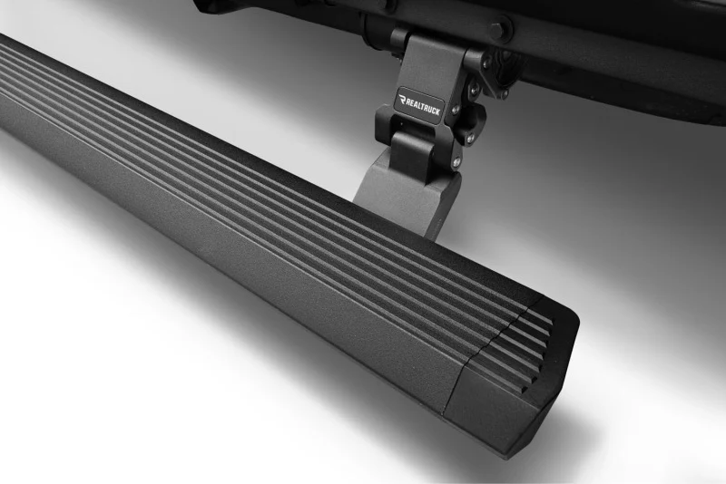 RealTruck 18-24 Jeep Wrangler 4dr VoltStep Electric Running Board Kit (Drilling Req.) - Tex. Blk - Image 3