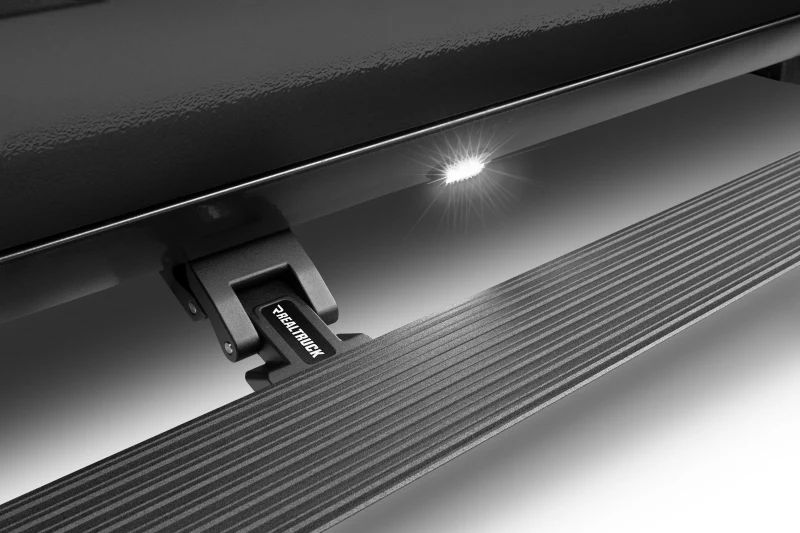RealTruck 19-24 Ram 1500 Crew Cab 4dr VoltStep Electric Running Board Kit (No Drill) - Tex. Blk - Image 6