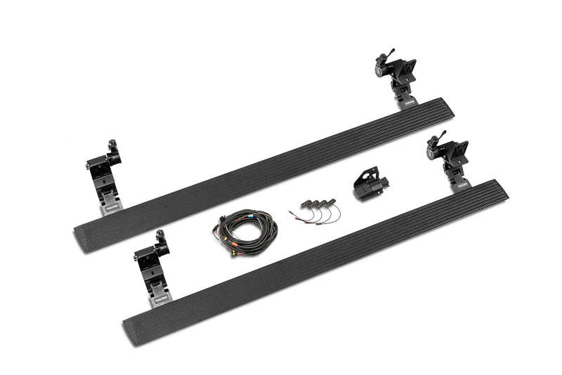 RealTruck 2024 Toyota Tacoma CC 4dr VoltStep Electric Running Board Kit (No Drill) - Tex. Blk - Image 3