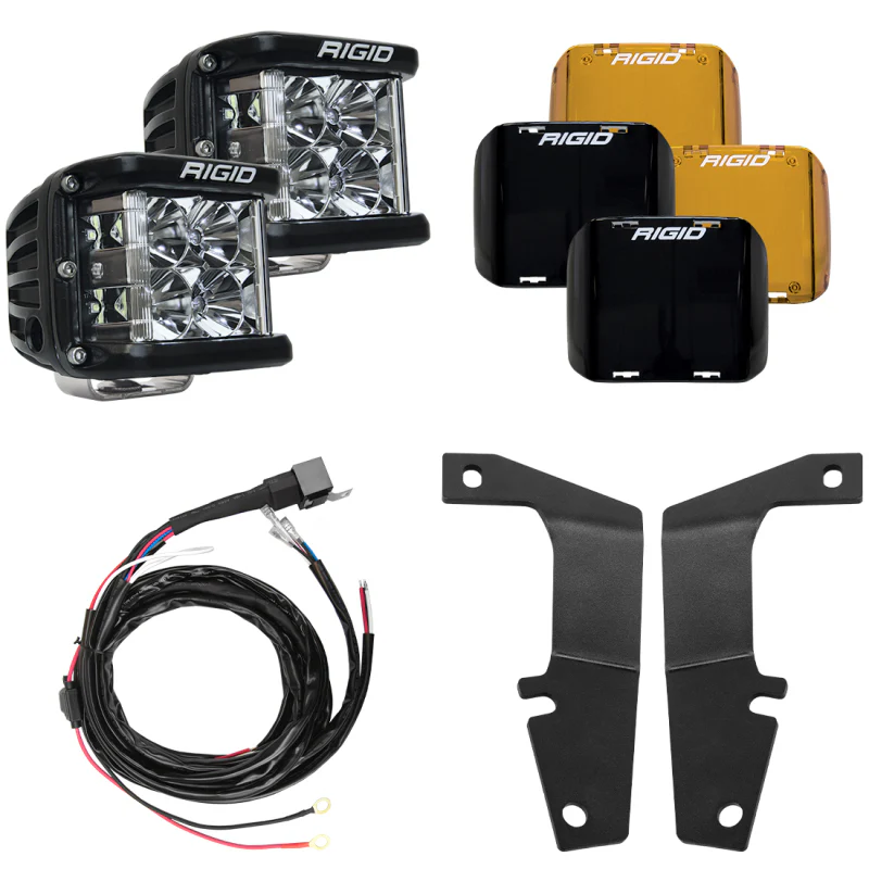 Rigid Industries 10-20 Toyota 4Runner A-Pillar Light Kit w/D-SS Flood - Image 2