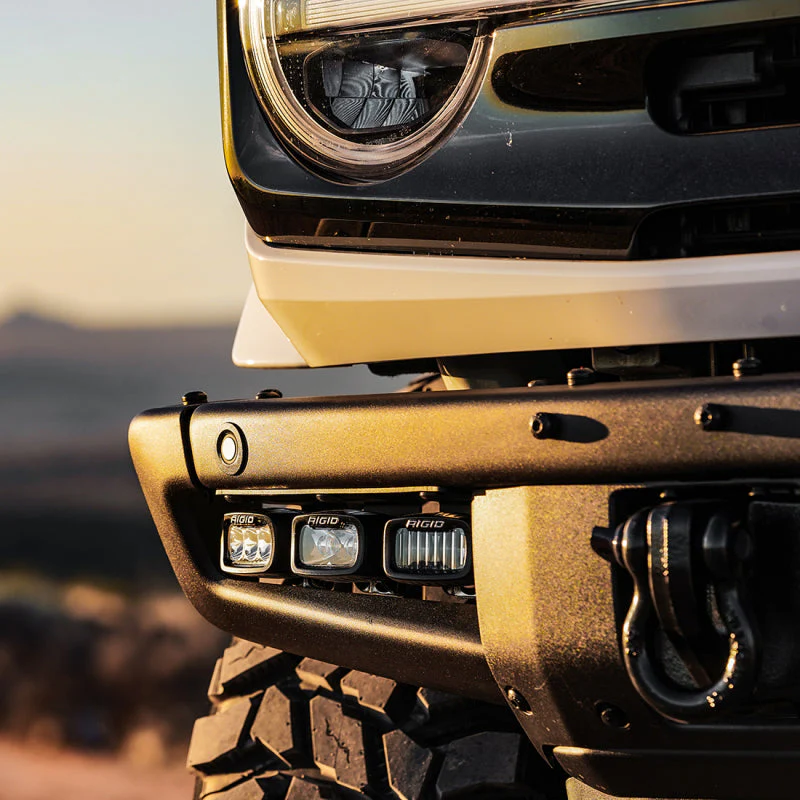 Rigid Industries 2021+ Ford Mod Bumper Triple SR-M Fog Light Kit - Image 3