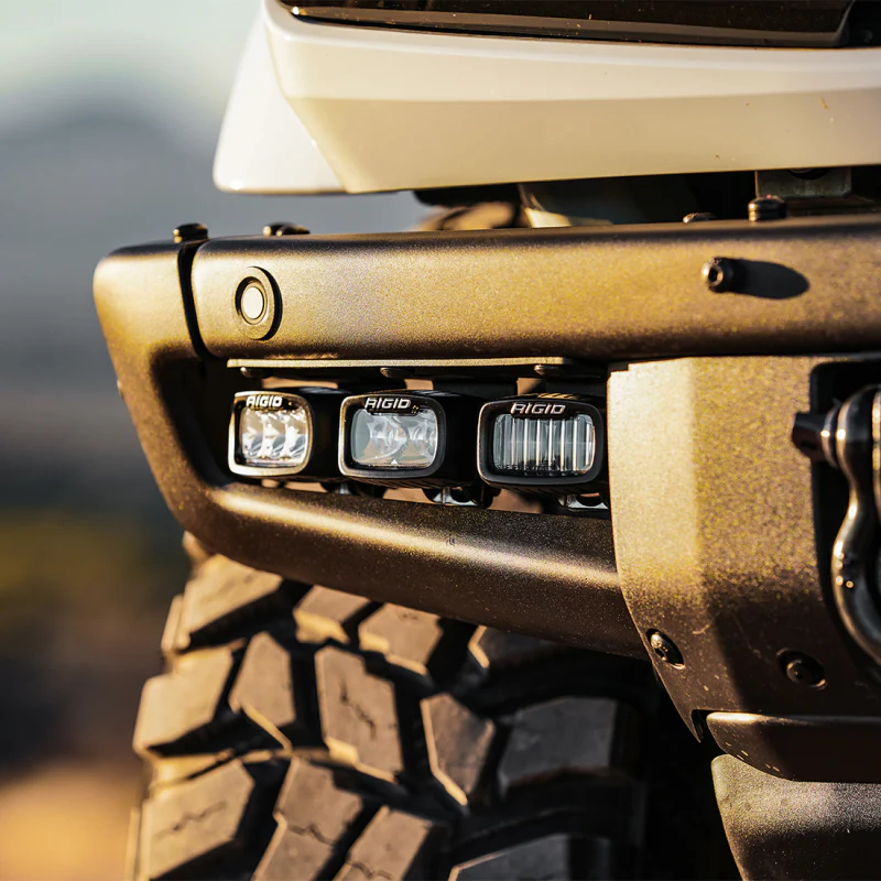 Rigid Industries 2021+ Ford Mod Bumper Triple SR-M Fog Light Kit - Image 4