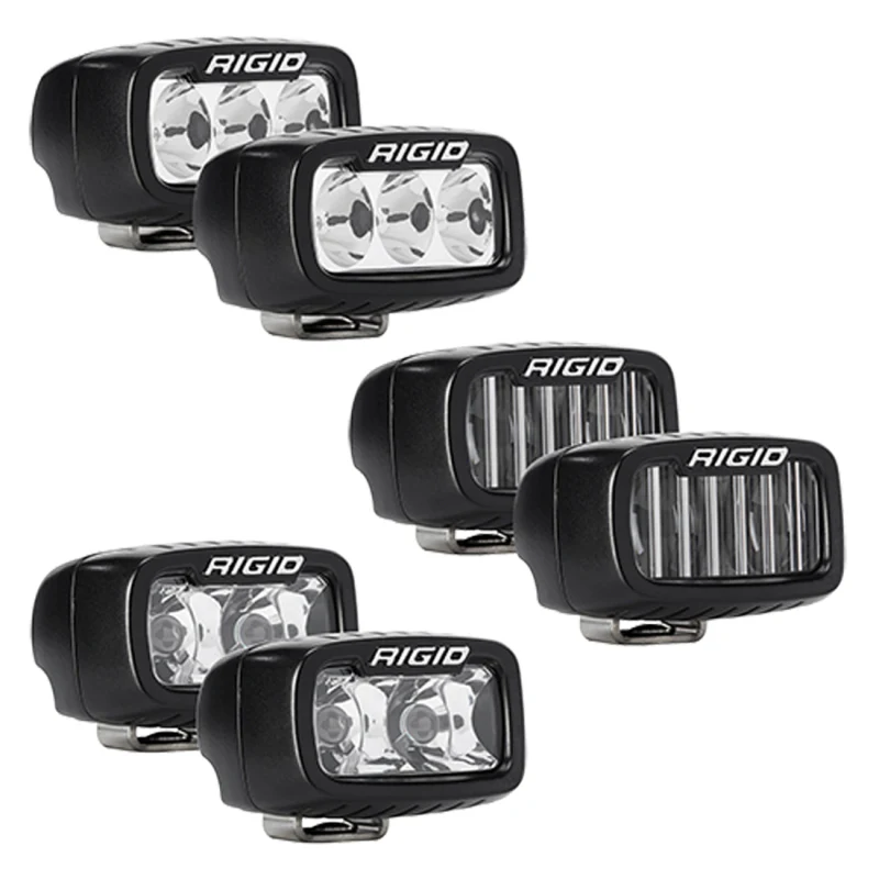 Rigid Industries 2021+ Ford Mod Bumper Triple SR-M Fog Light Kit - Image 9