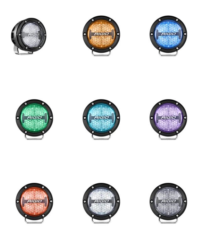 Rigid Industries 360-Series 4in LED Off-Road Diffused Beam - RGBW Backlight (Pair) - Image 10