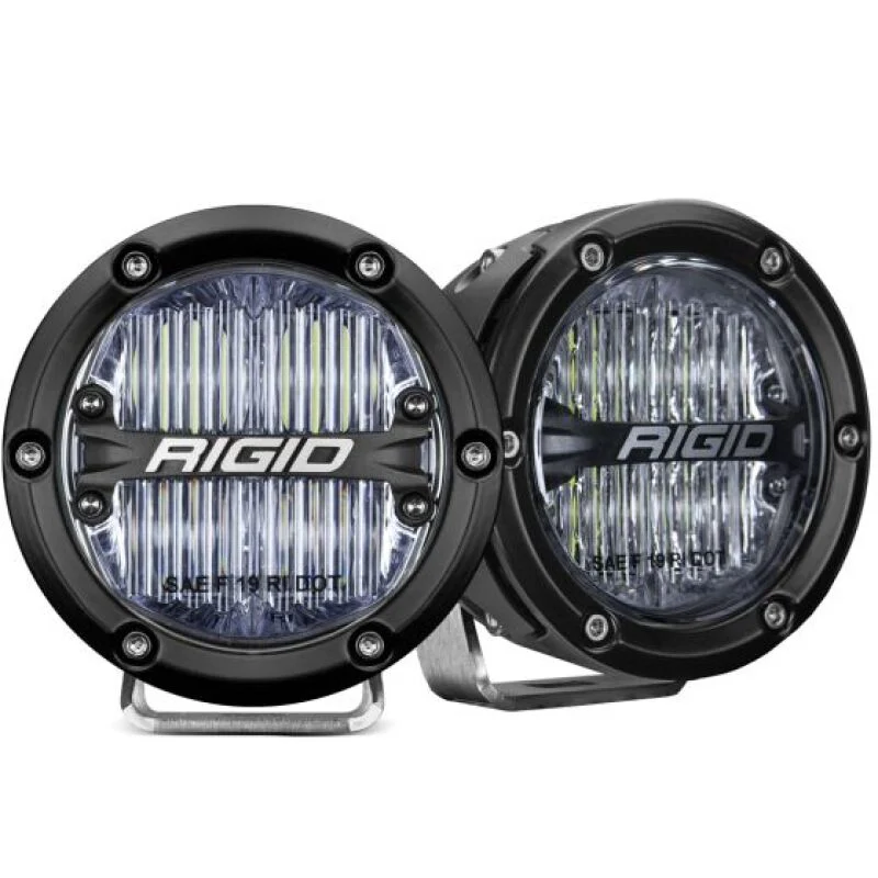 Rigid Industries 360-Series 4in LED SAE J583 Fog Light - White (Pair) - Image 2