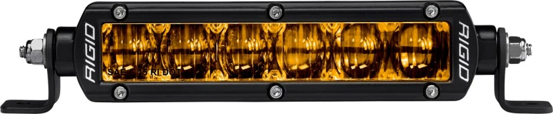Rigid Industries 6in SR-Series Pro Dot / SAE Fog Lights (Pair) - Selective Yellow - Image 3