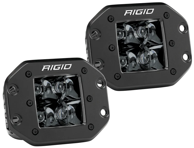 Rigid Industries D2 - Midnight Edition Flush Mount Spot Lights - Image 4