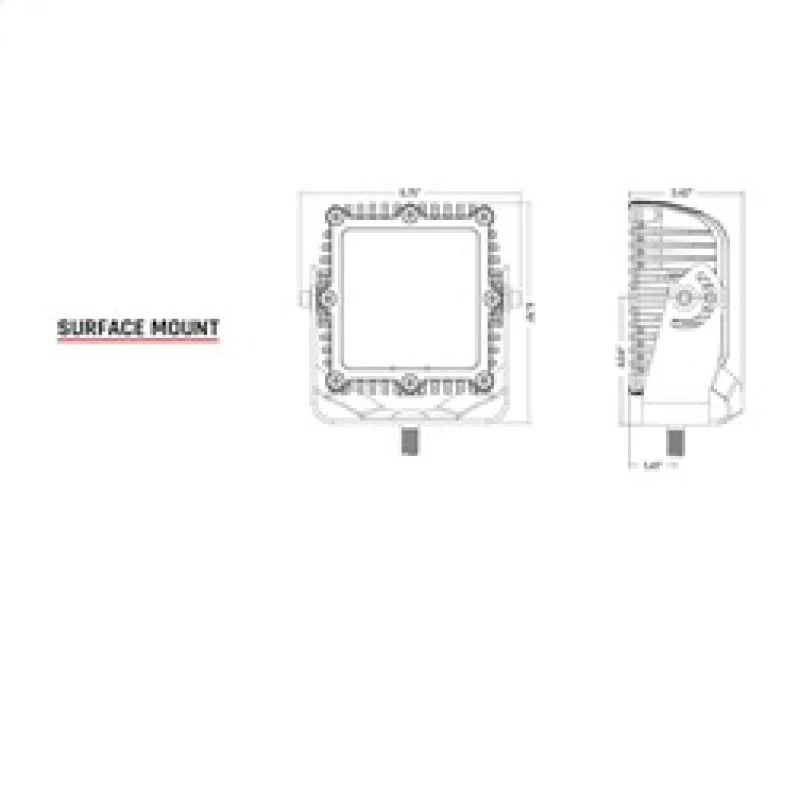Rigid Industries Q-Series Spot w/ Amber PRO Lens - Image 3