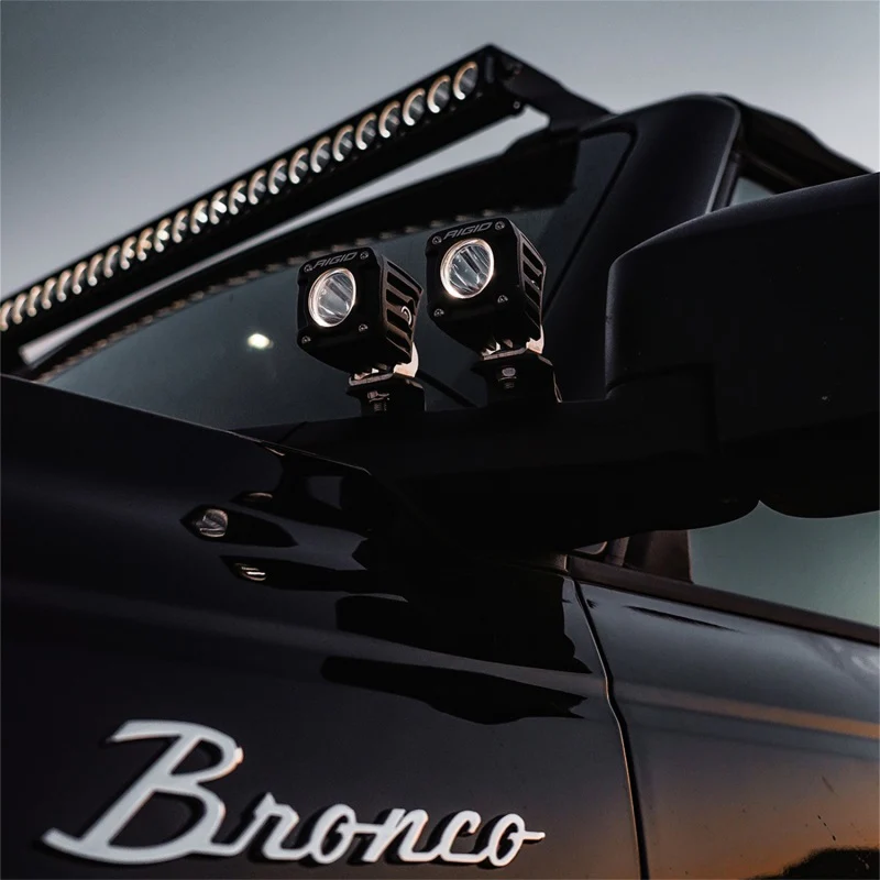 Rigid Industries Revolve Pod w/Amber Trim Ring - Pair - Image 2