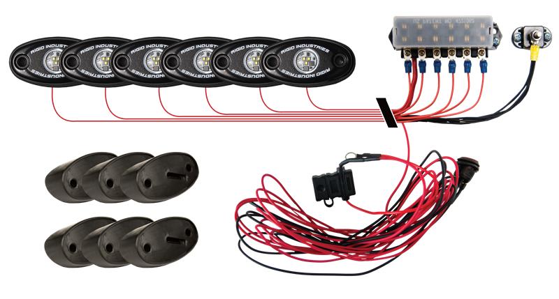 Rigid Industries Rock Light Kit- Amber (4 lights) - Image 4