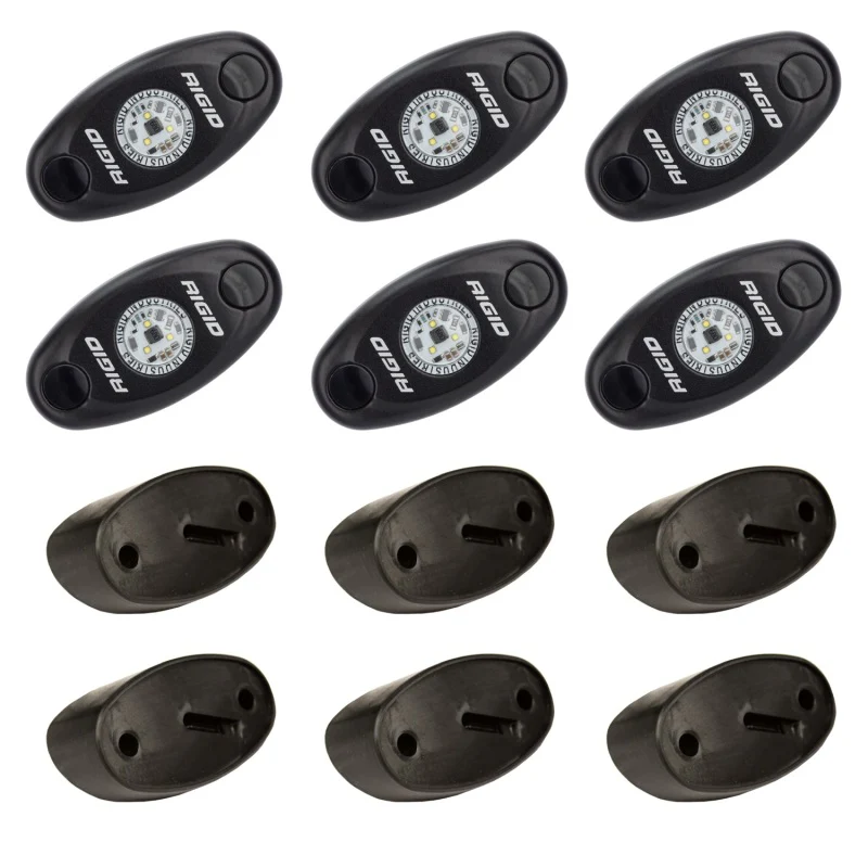 Rigid Industries Rock Light Kit- Blue (6 lights) - Image 2