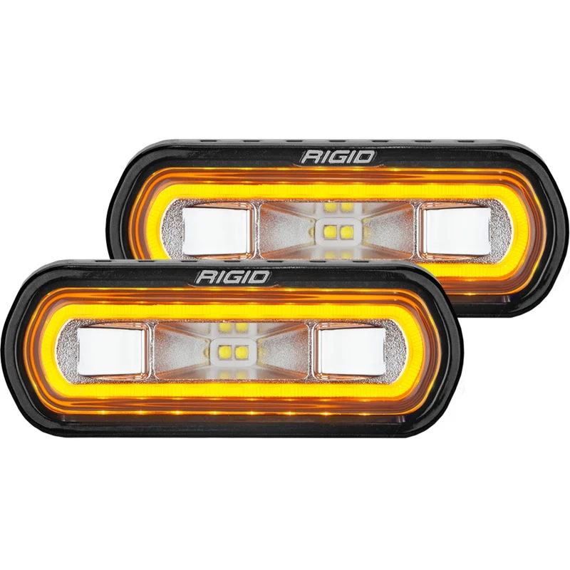 Rigid Industries SR-L Series Surface Mount LED Spreader Pair w/ Red Halo - Universal - Image 3