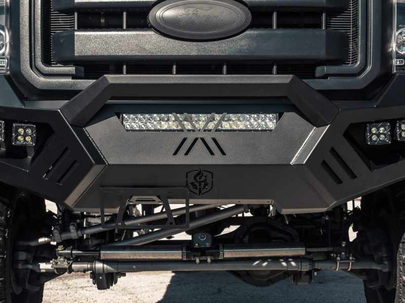 Road Armor 11-16 Ford F-250 SPARTAN Front Bumper Bolt-On Pre-Runner Guard - Tex Blk - Image 5