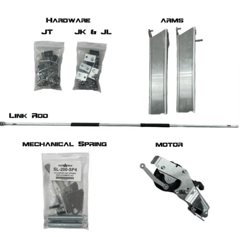 Rock Slide Rebuild Kit for Gen2 Step Sliders - JL 4DR DRVR